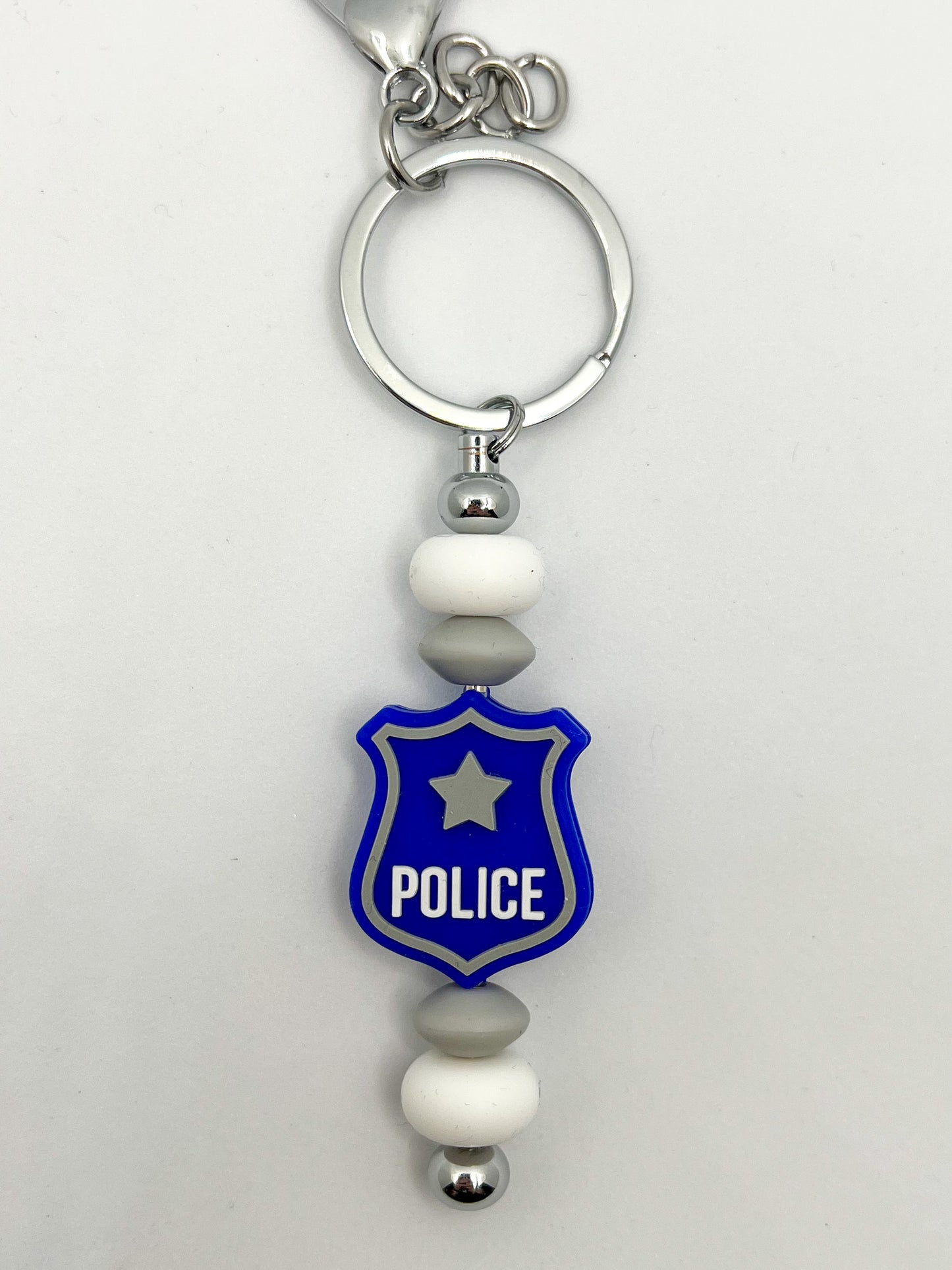 Police Badge Keychain